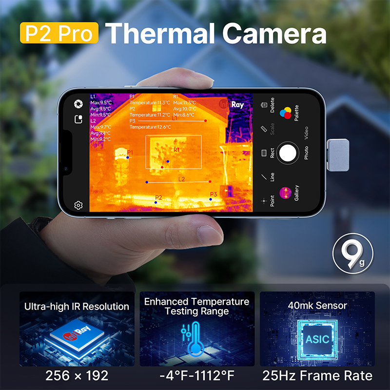 Infiray P2 Pro Thermal Camera  - Nf 521 Thermal Imaging Camera recension och pris