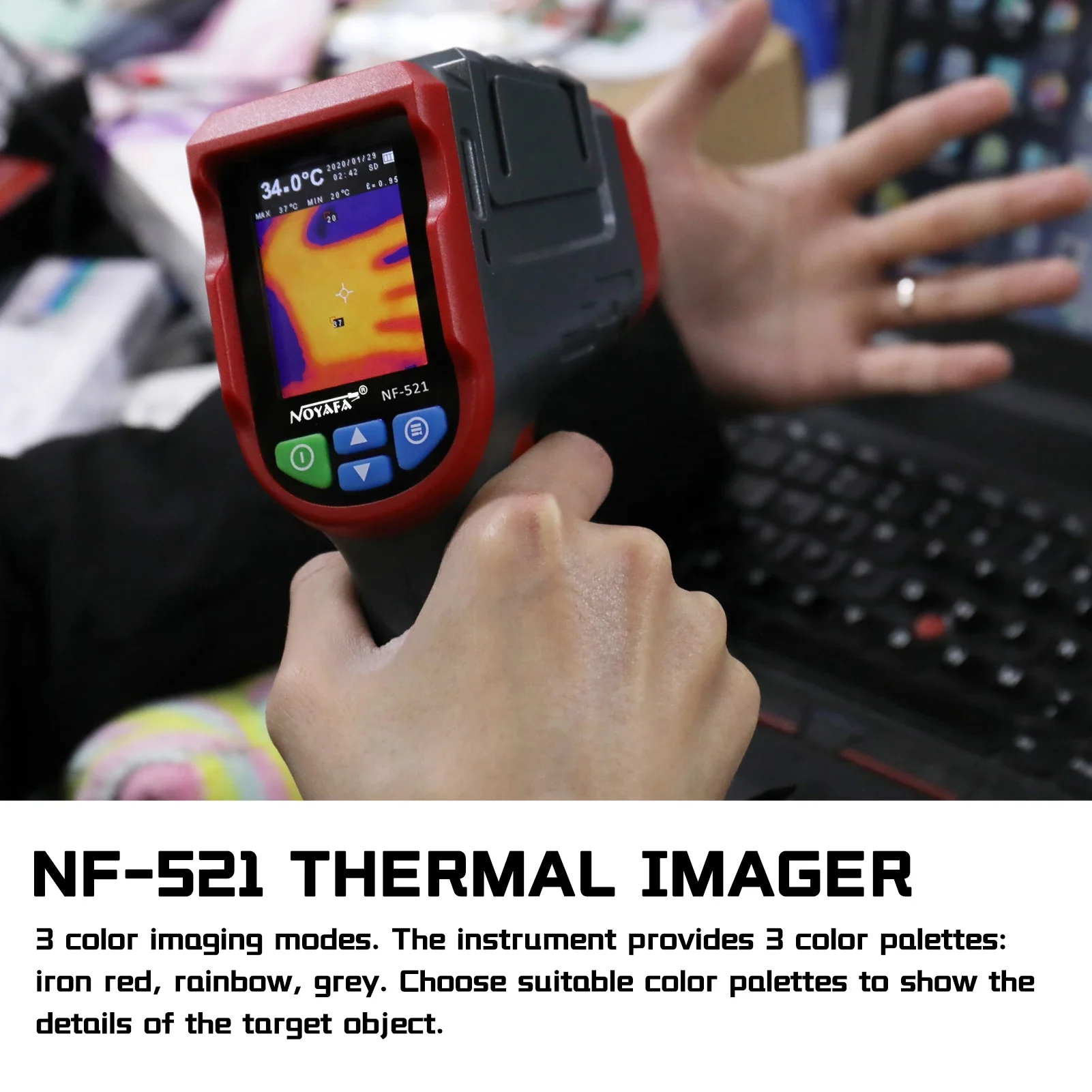 NF-521 Handheld Infrared Therm - Nf 521 Thermal Imaging Camera recension och pris